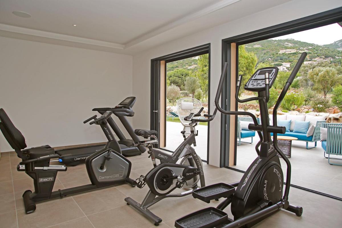 Salle ou équipements de sports de l'établissement Domaine Villas Mandarine Private Pools & Spa
