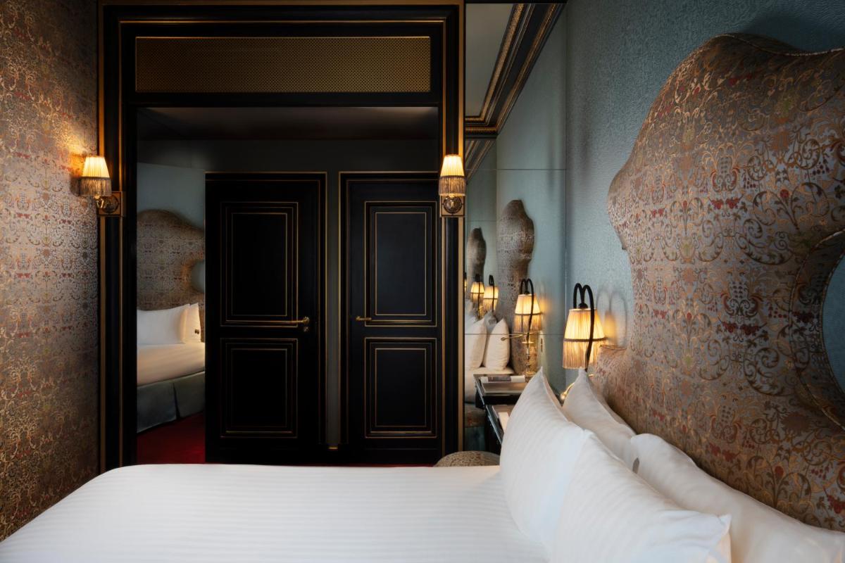 Un ou plusieurs lits dans un hébergement de l'établissement Maison Souquet, Hotel & Spa