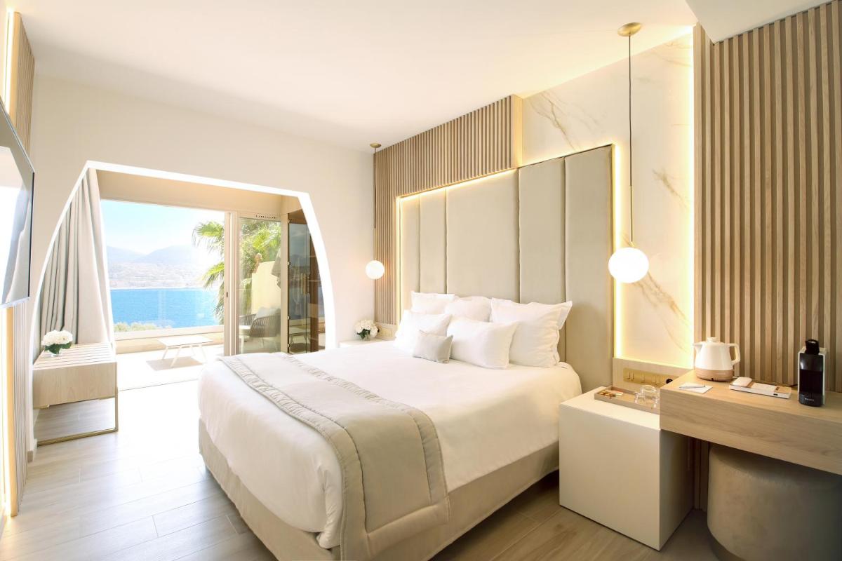 Un ou plusieurs lits dans un hébergement de l'établissement Hôtel Marinca & Spa