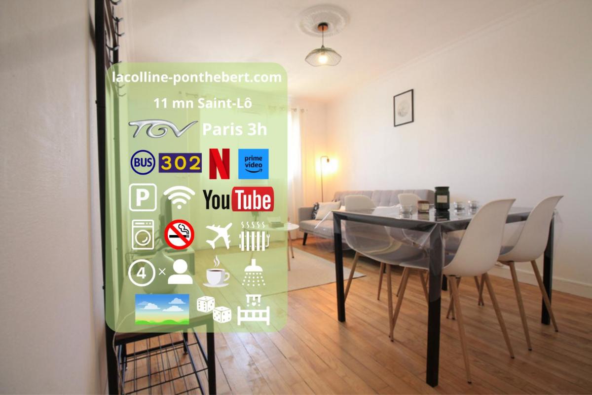 Disponible - Appartement Entier Rénové - Grand Parking gratuit, Tout équipé, Confortable, Netflix et Amazon Prime Gratuits et Illimités, Matelas Emma, Lave Linge, Vue sur la Vallée, RDC - Housity