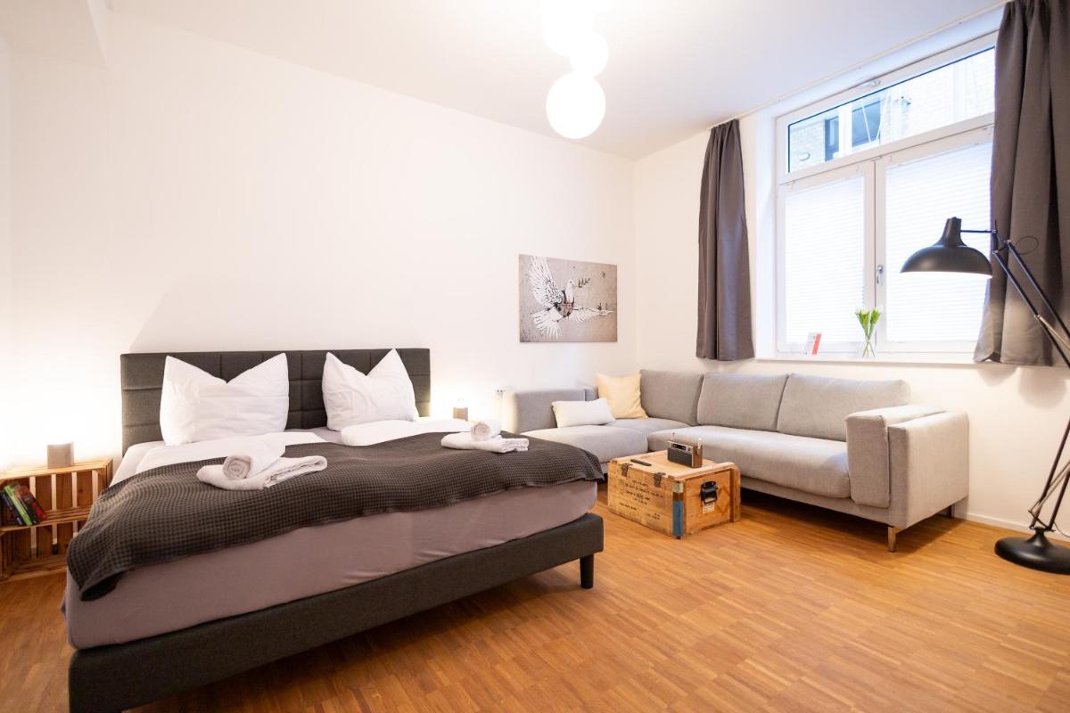 Ko-Living - Beatles und Banksy Suites & Studios am Eselsbrunnen - Altstadt - Küche - Housity