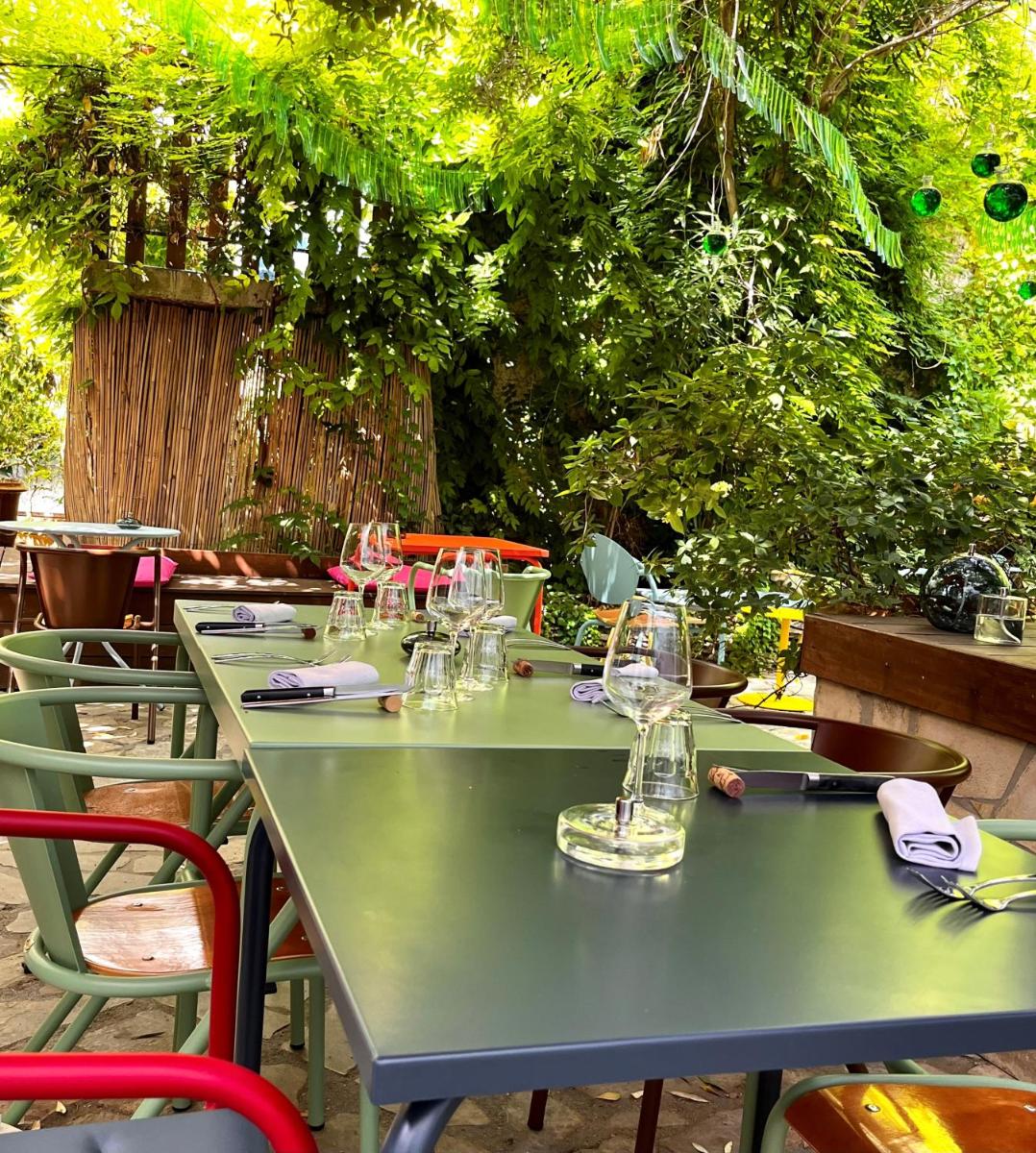 Jardin de l'établissement Hôtel Saint Louis