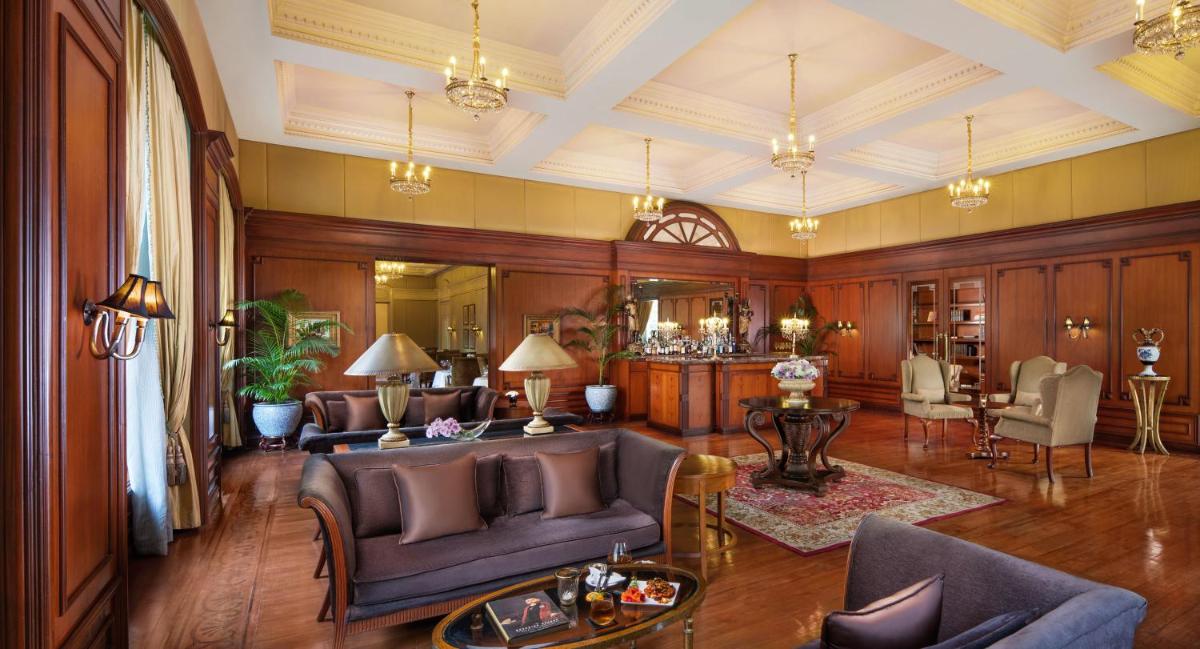 a living room with a couch and a table at Taj Krishna in Hyderabad