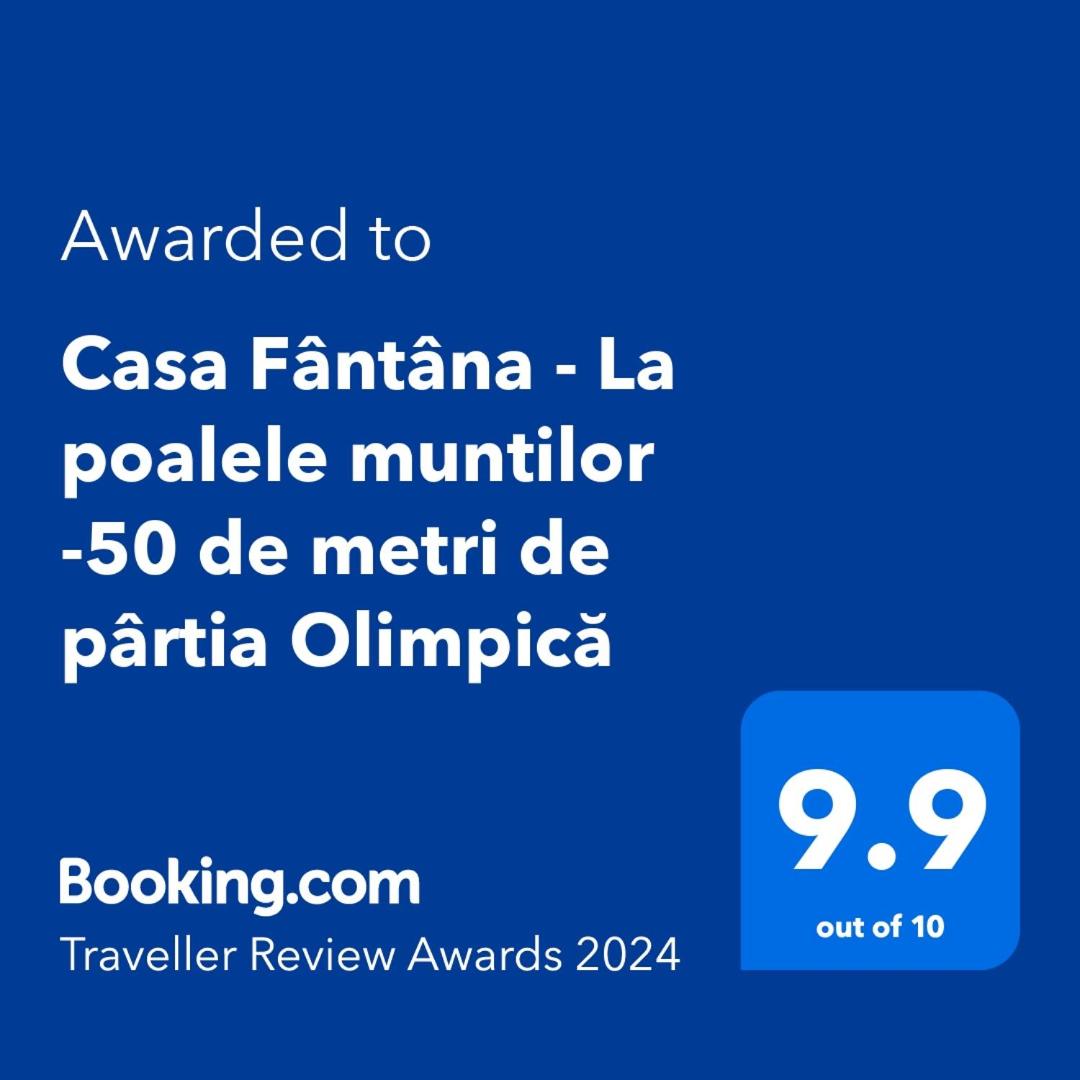 Casa Fântâna - La poalele muntilor -50 de metri de pârtia Olimpică - Housity