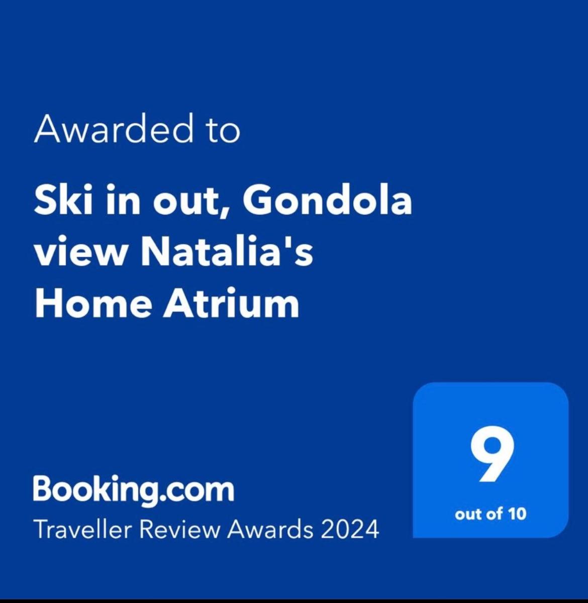 Ski in out, Gondola view Natalia's Home Atrium - Housity