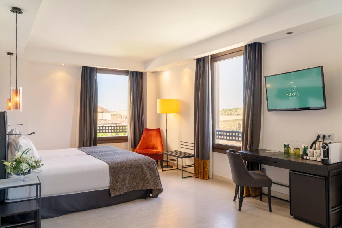 Cama o camas de una habitación en Áurea Convento Capuchinos by Eurostars Hotel Company