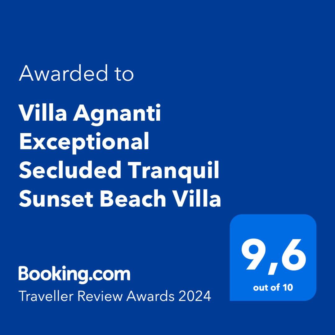 Villa Agnanti Exceptional Secluded Tranquil Sunset Beach Villa - Housity