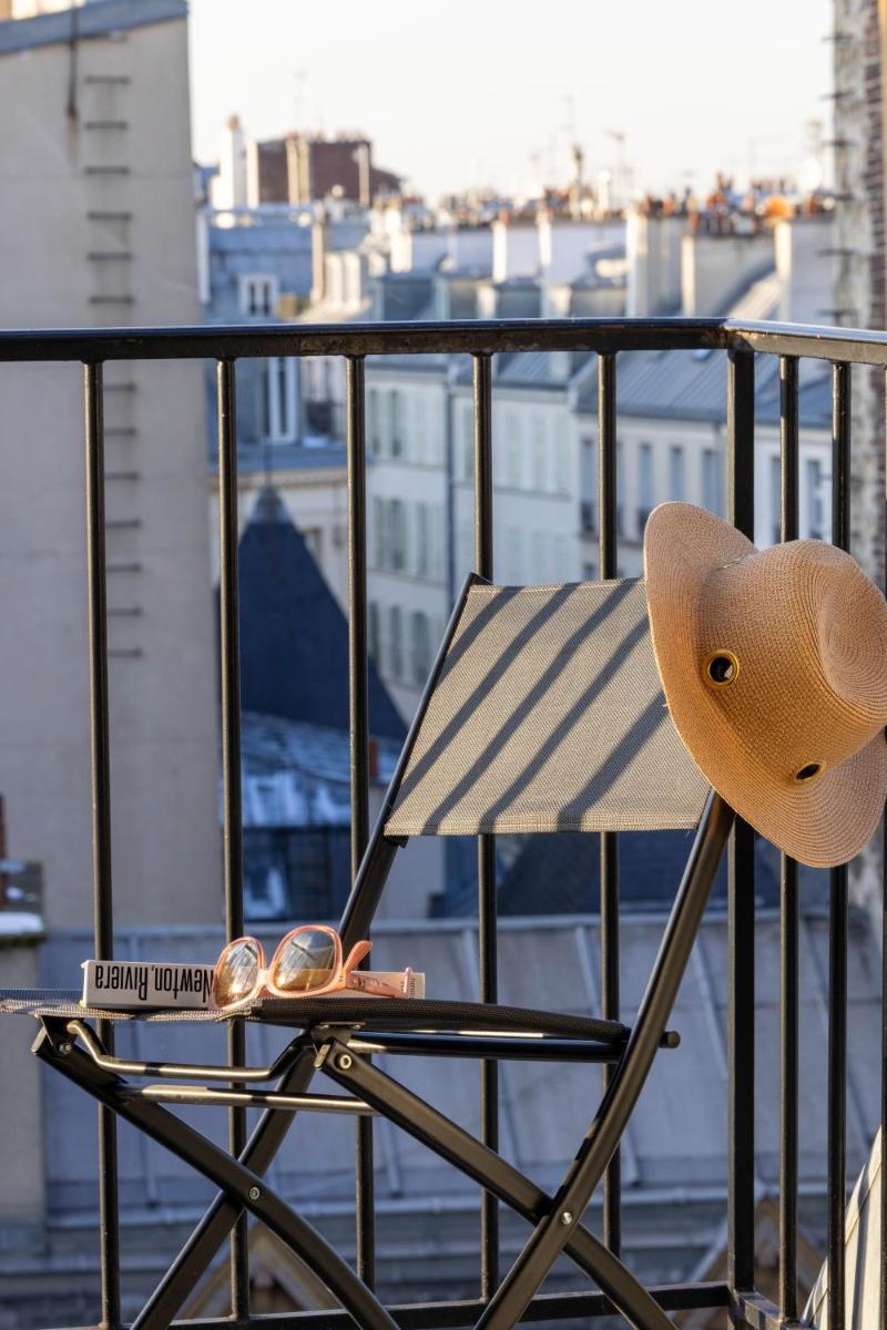 Balcon ou terrasse dans l'établissement Hotel des Carmes by Malone