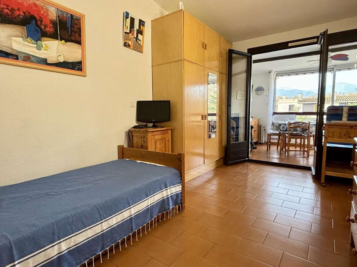 Studio rénové pour 4 pers avec piscine, tennis et parking privé à Argelès-sur-Mer, proche plage - FR-1-225-713 - Housity