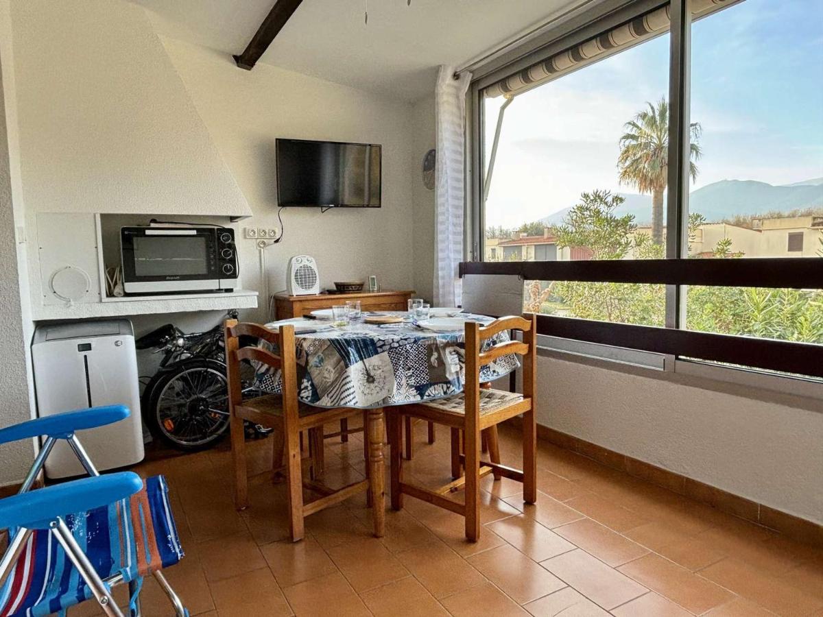 Studio rénové pour 4 pers avec piscine, tennis et parking privé à Argelès-sur-Mer, proche plage - FR-1-225-713 - Housity