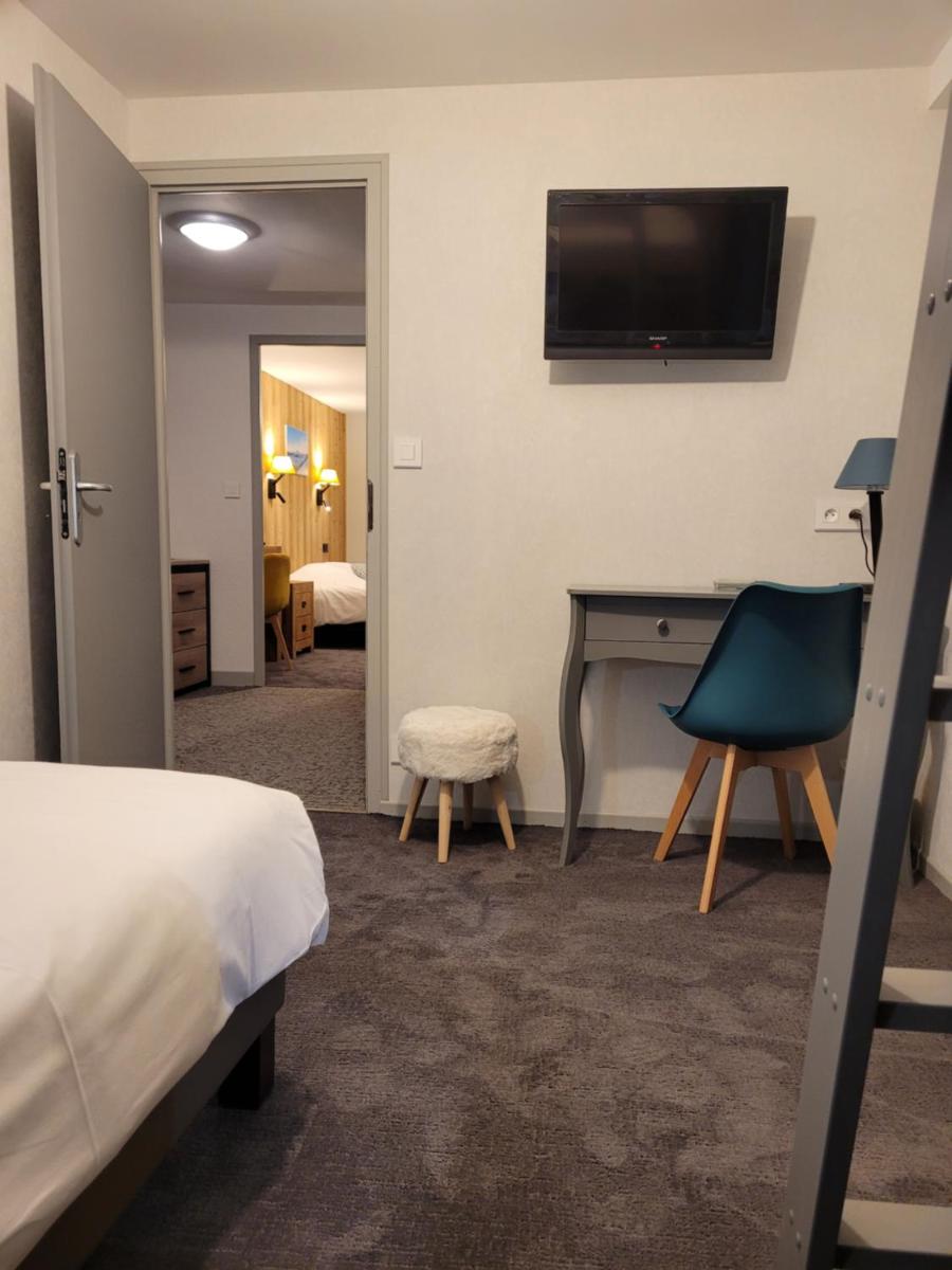 Un ou plusieurs lits dans un hébergement de l'établissement Hôtel Belalp