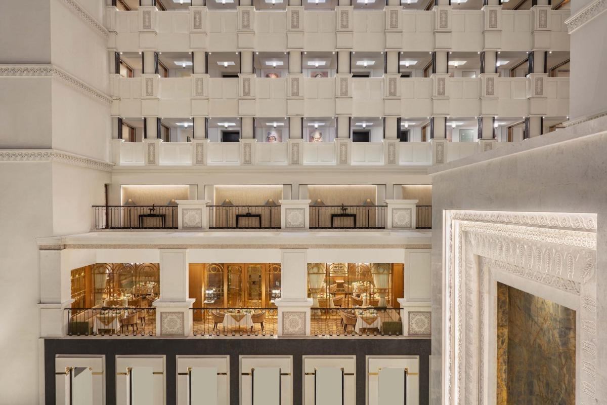 a view of a building with a store at ITC Narmada, a Luxury Collection Hotel, Ahmedabad in Ahmedabad
