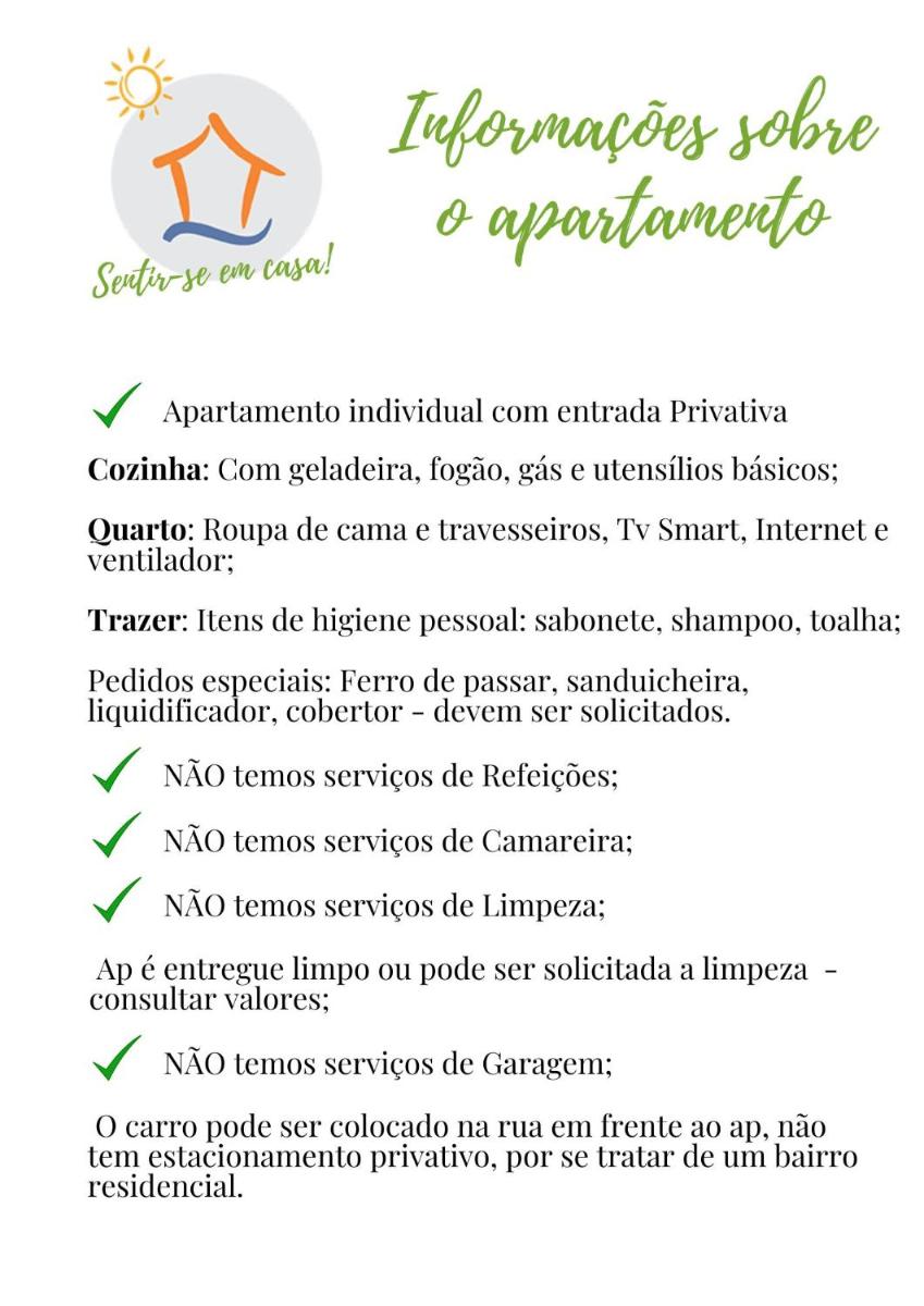 Ap 7 Inteiro Privatico c\ wi-fi. Sentir_se em casa! - Housity