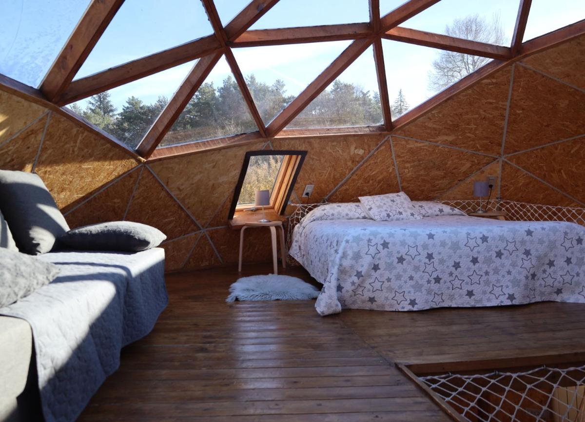 Cama o camas de una habitación en Xalet De Prades
