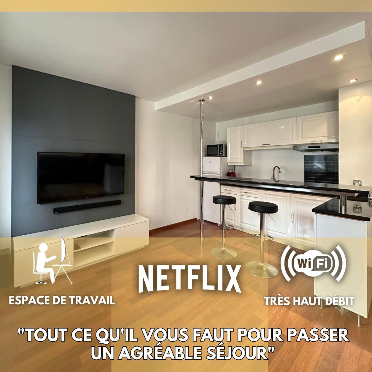 L'ATHOS - Appartement équipé - Entre Paris et Versailles - Haut débit - Housity