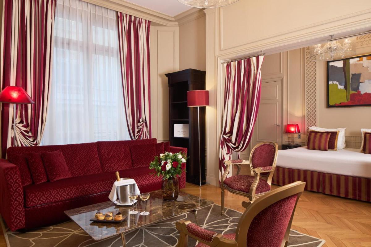 Coin salon dans l'établissement Majestic Hotel Spa - Champs Elysées