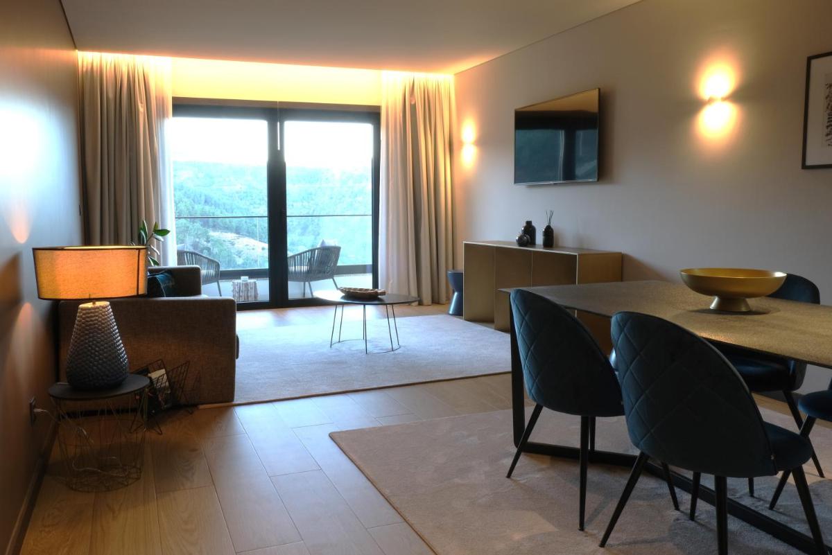 Uma área de estar em MW Douro Wine & Spa