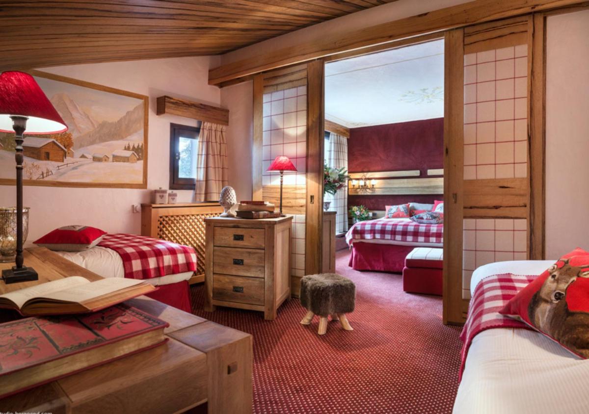 Un ou plusieurs lits dans un hébergement de l'établissement Hôtel Alpen Ruitor