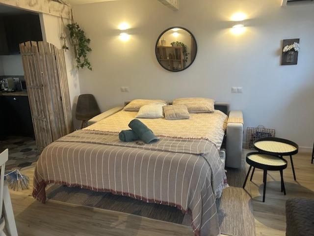 LA BRINDILLE Petit mas provencal meublé de tourisme 3 étoiles 2-3 personnes 1 piece 30 m2 tout confort lisière foret jardin Jacuzzi Piscine - Housity