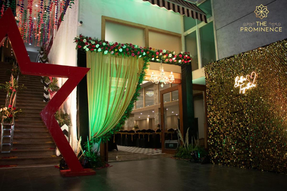 a store front with a christmas decoration and a x at The Prominence Mussoorie Road Dehradun in Dehradun