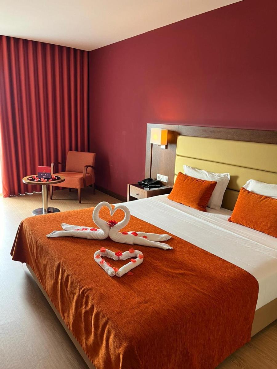 Uma cama ou camas num quarto em Palace Hotel & SPA Termas do Bicanho