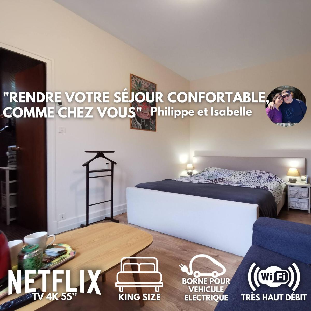 Belle chambre d'hôtes avec petit déjeuner chez Phil et Isa - Housity