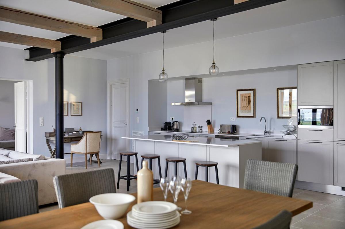 Cuisine ou kitchenette dans l'établissement Château Capitoul