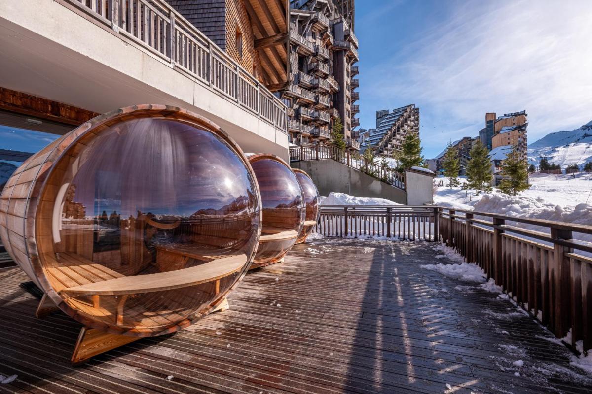 Vue générale sur la montagne ou vue sur la montagne depuis l'appart'hôtel