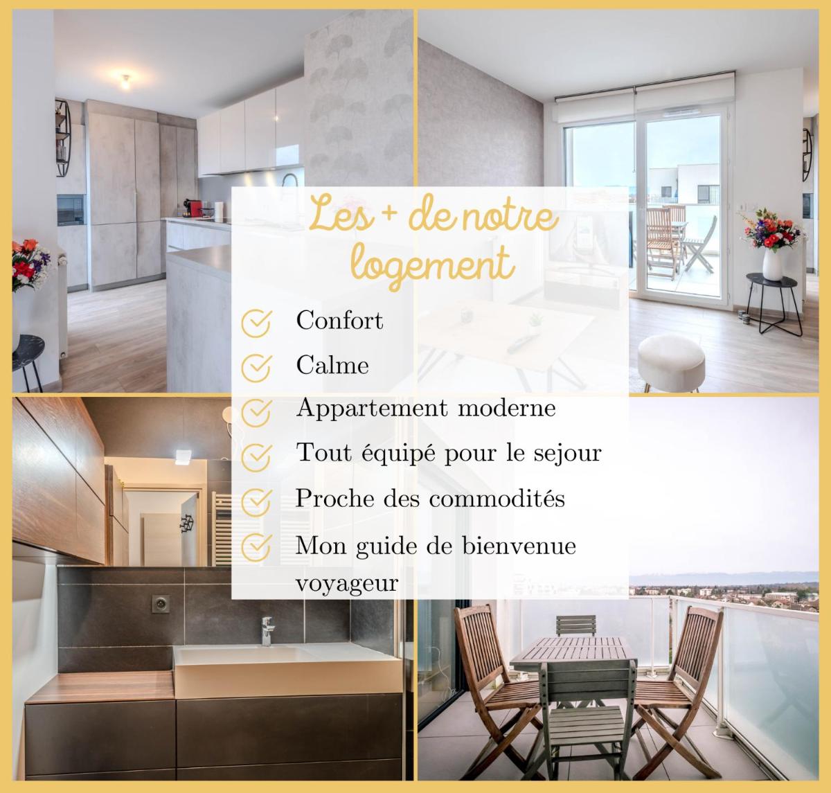 Appart T3 I Moderne I Ambilly - Housity