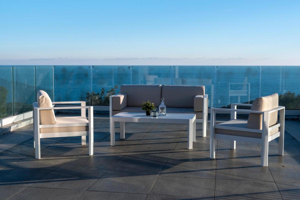 Balcon ou terrasse dans l'établissement Côté Thalasso Hôtel & Spa Marin