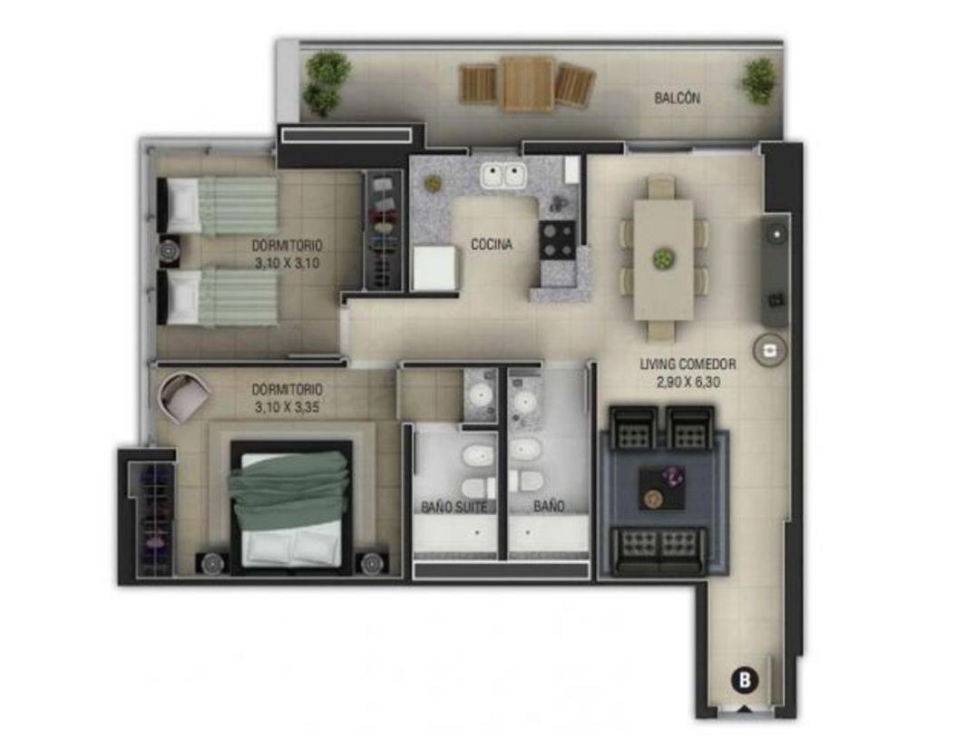 Apartment Nueva Córdoba - Housity