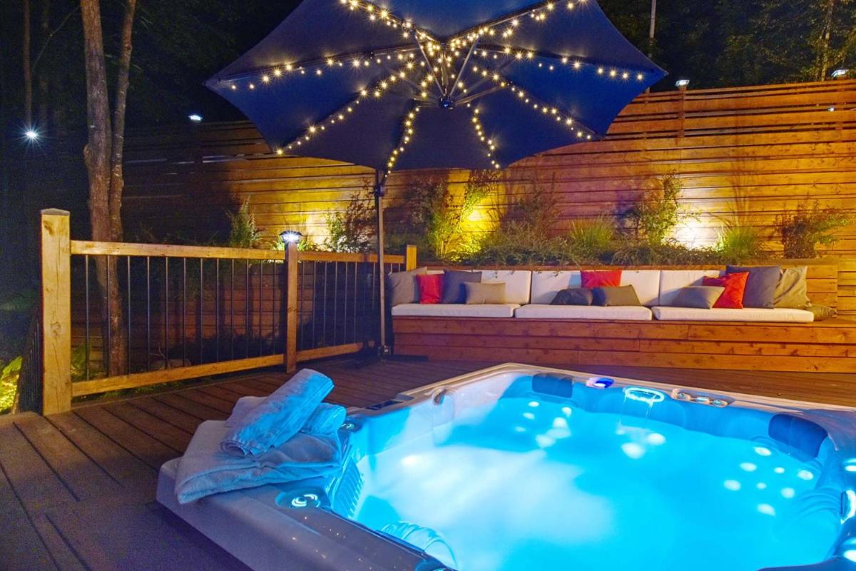 Luxurious log cabin with private spa - Housity