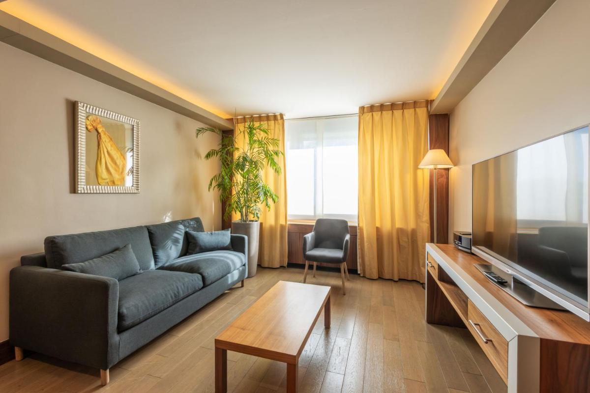 Télévision ou salle de divertissement dans l'établissement Sofitel Lyon Bellecour