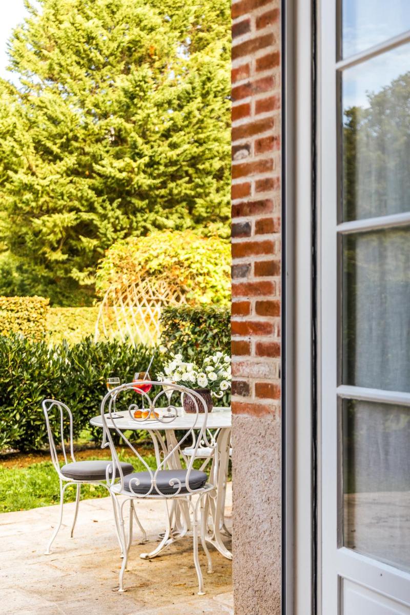 Jardin de l'établissement Les Hauts de Loire Relais & Châteaux