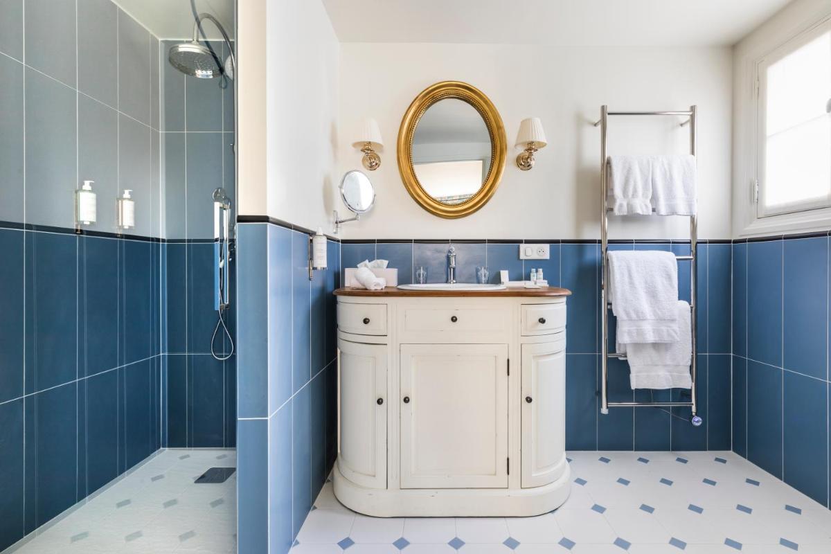 Salle de bains dans l'établissement Les Hauts de Loire Relais & Châteaux