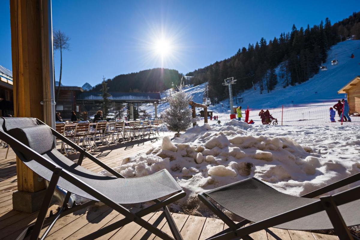 L'établissement Marmotel & Spa en hiver