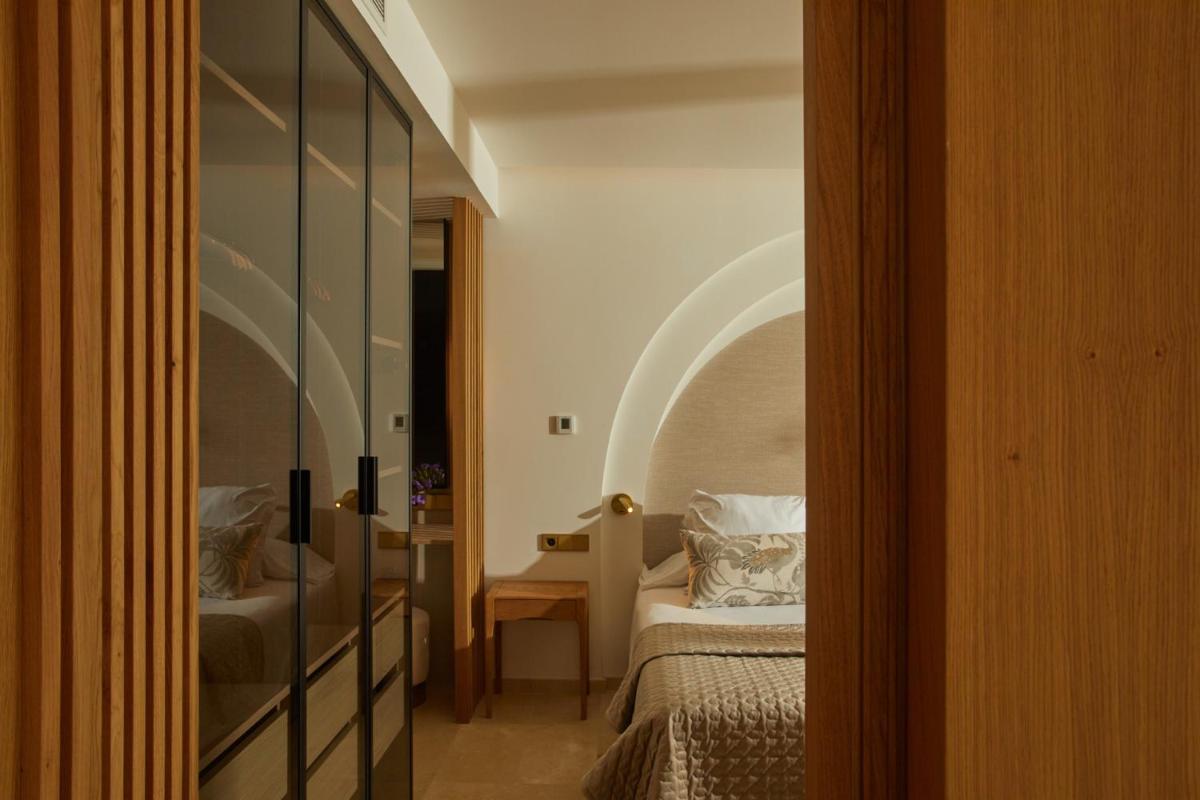 Cama o camas de una habitación en Hotel Son Caliu Spa Oasis
