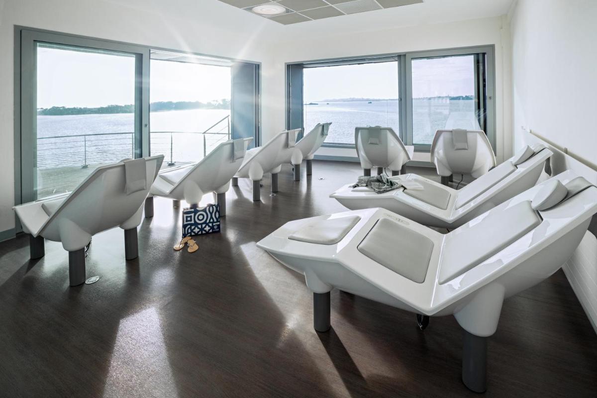 Coin salon dans l'établissement Résidences Valdys Thalasso & Spa de Rockroum