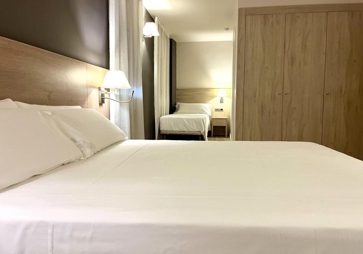 Cama o camas de una habitación en Balneari Termes Victòria