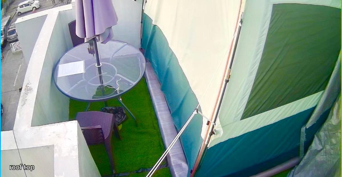 Stargazing tent in Balcony at EKG House Rental - Housity