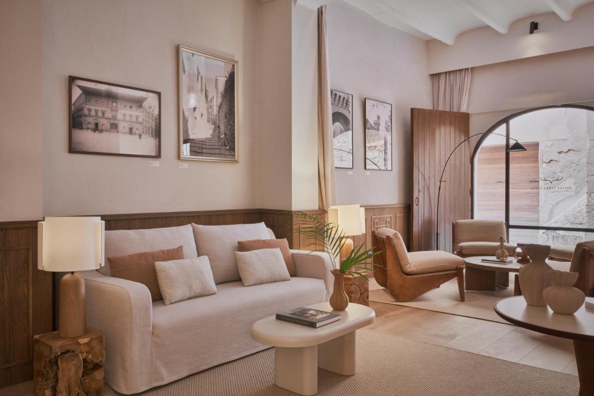 Zona de estar de Boutique Hotel Posada Terra Santa