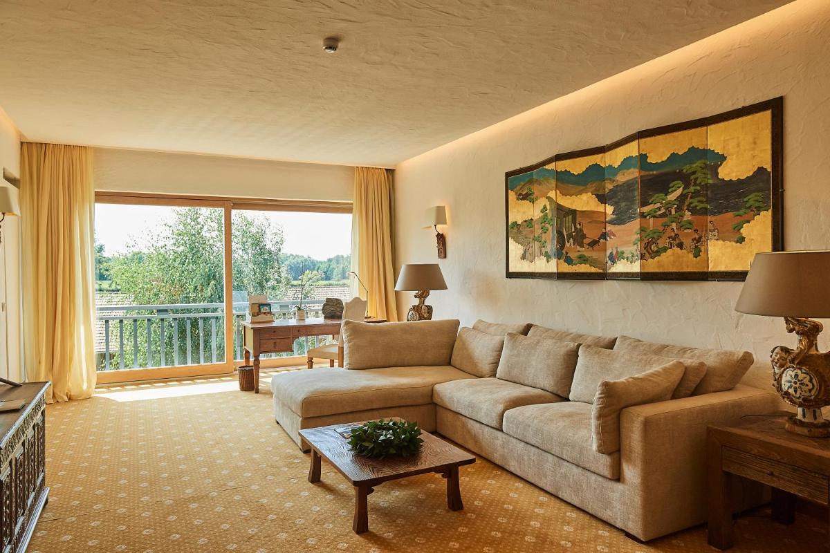 Ein Sitzbereich in der Unterkunft BLEICHE RESORT & SPA