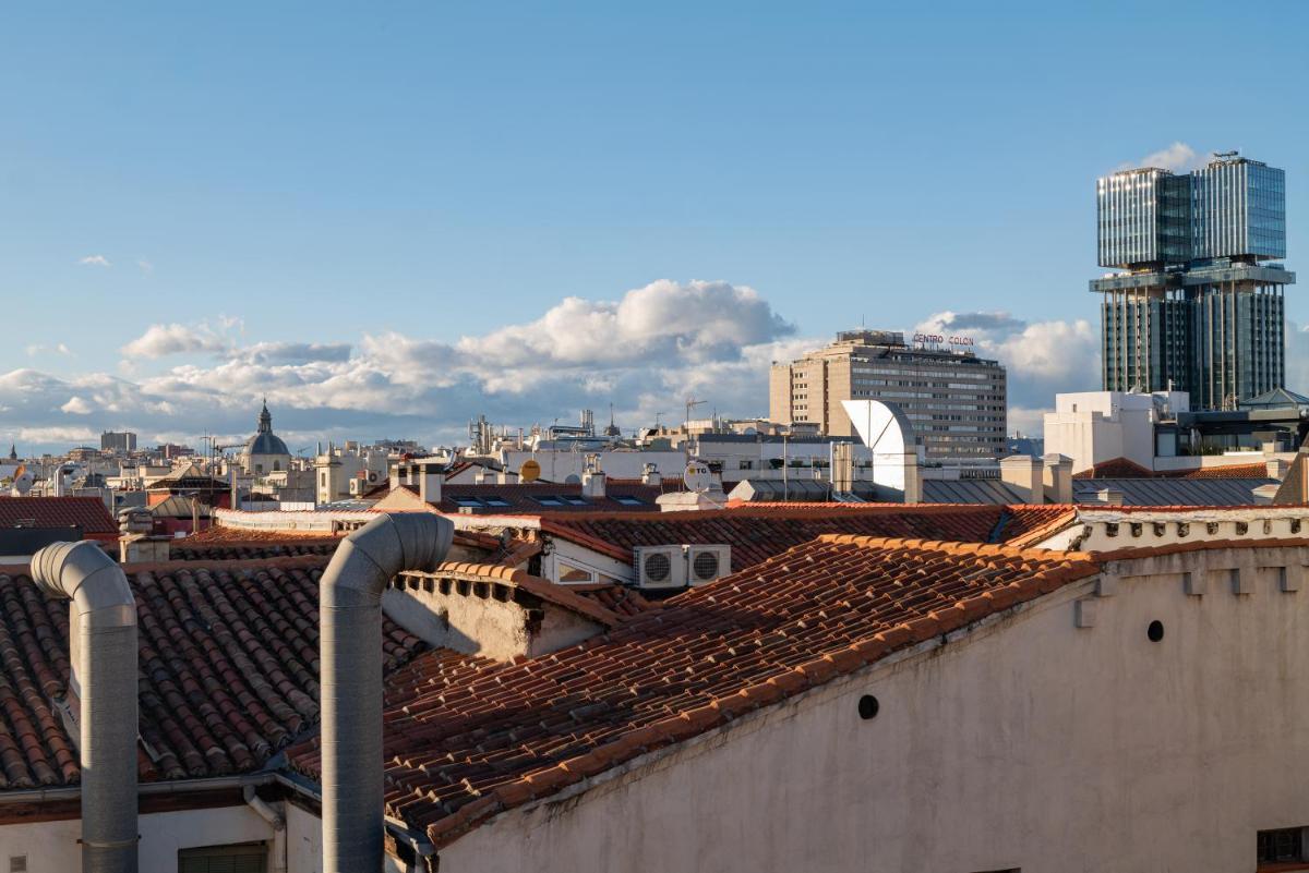 Vista general de Madrid o vista desde el apartahotel