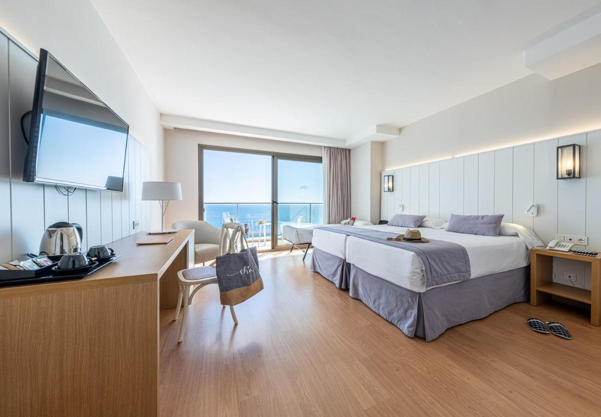 Cama o camas de una habitación en Estival Torrequebrada