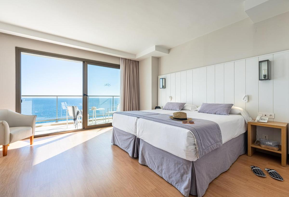 Cama o camas de una habitación en Estival Torrequebrada