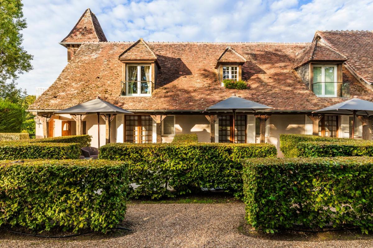Jardin de l'établissement Les Hauts de Loire Relais & Châteaux