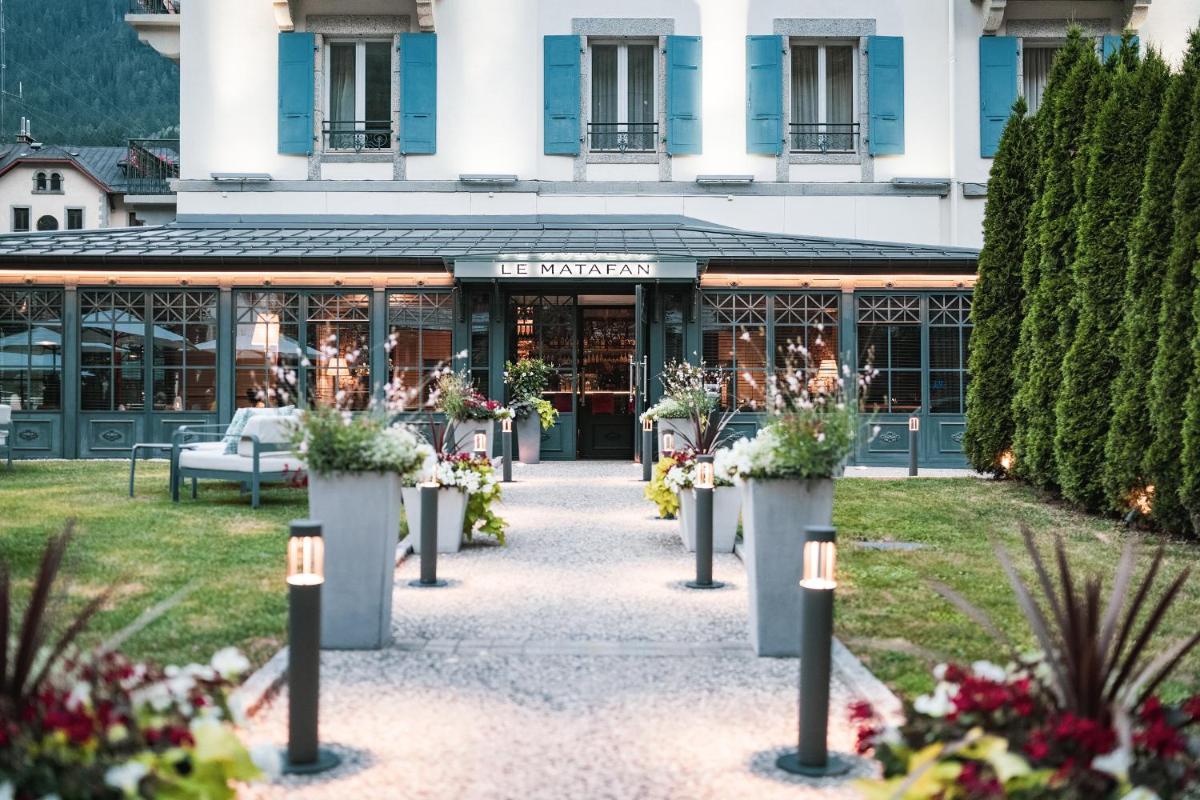 Jardin de l'établissement Hôtel Mont-Blanc Chamonix