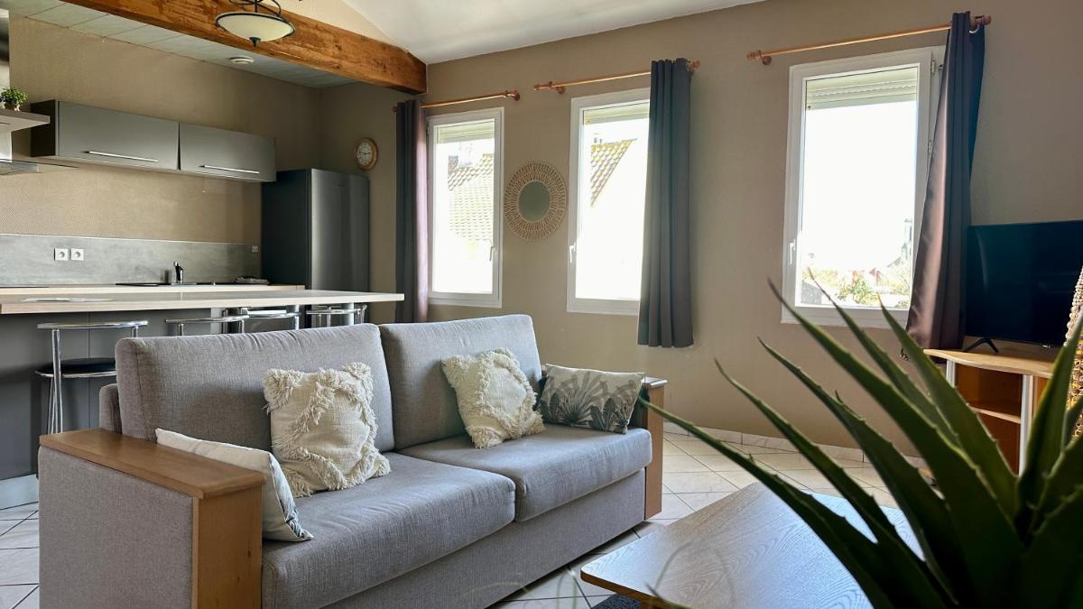 Coin salon dans l'établissement La Maison Blanche