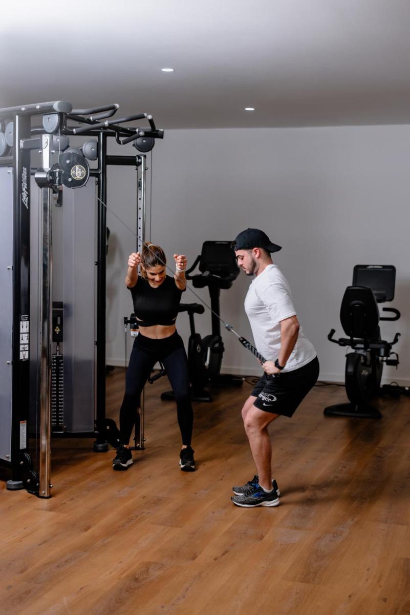 Gimnasio o instalaciones de fitness de THE FLAG HOTEL Marbella, Estepona Adult Recommended