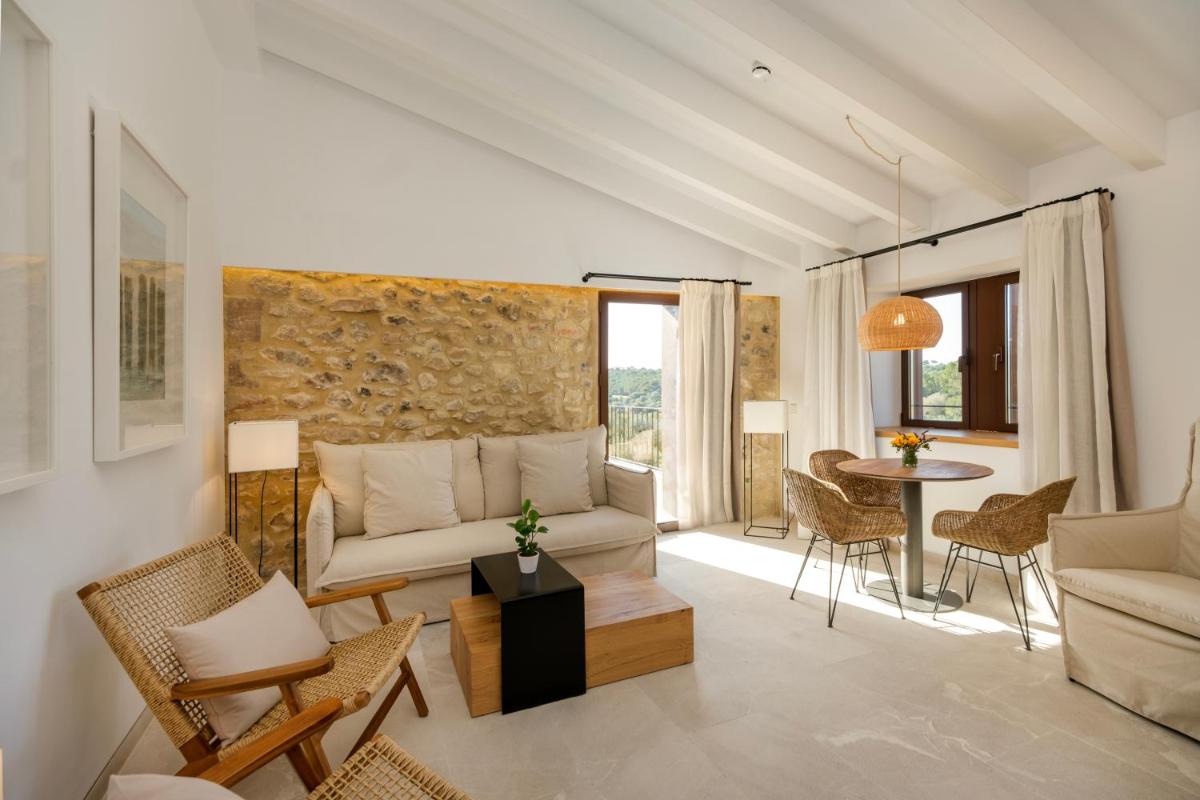 Zona de estar de Fincahotel Treurer - Olive Grove & Grand House - Adults Only